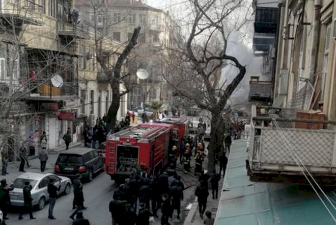    FHN nazirliyə məxsus binadakı yanğınla bağlı məlumat yayıb   