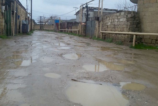    Sabunçunun üfunət qoxulu yolları bu il də gözləməli olacaq - Fotolar   