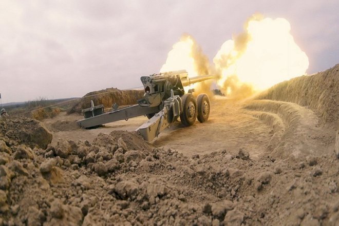    Ordumuz döyüş atışları icra etdi - Video   