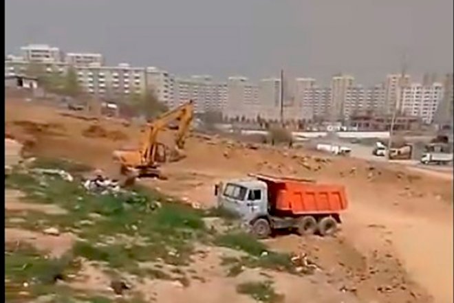    Qanlıgöl ətrafındakı sakinlər etiraz etdi  - Video   