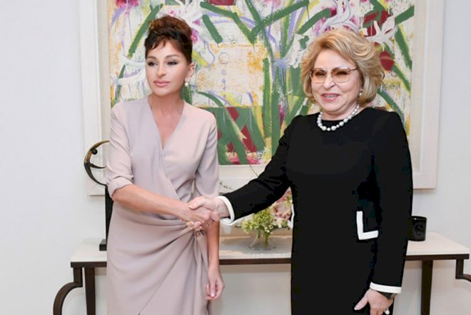    Mehriban Əliyeva Valentina Matviyenko ilə görüşdü   