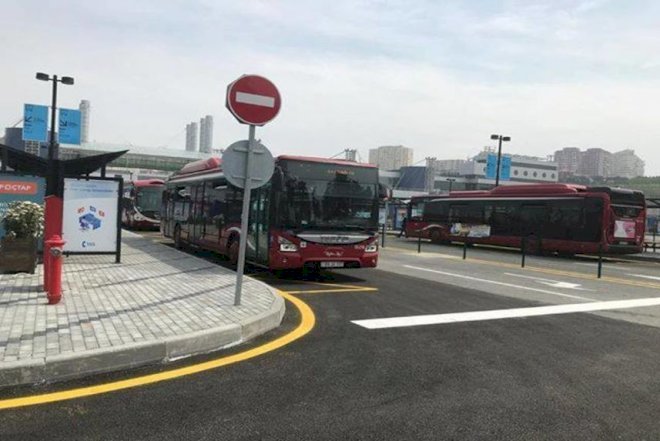    5 avtobusun hərəkət yolu dəyişdirildi   