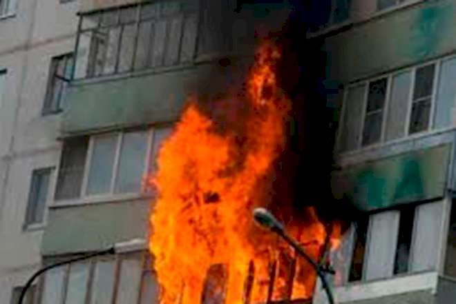    Şəkidə binada partlayış oldu   
