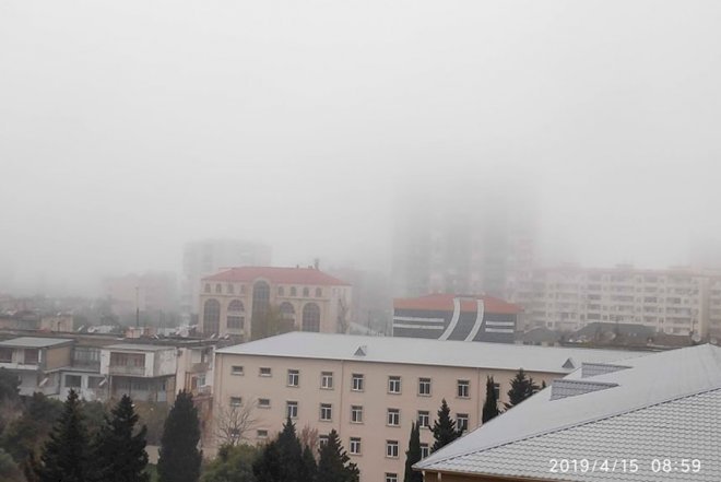    Bakıda güclü duman var   