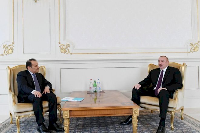    İlham Əliyev baş katibi qəbul etdi   