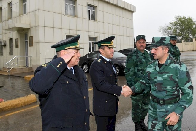    Elçin Quliyev Rusiya ilə sərhəddə - Foto   