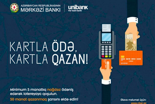    Unibank müştəriləri pul mükafatı qazanıblar   