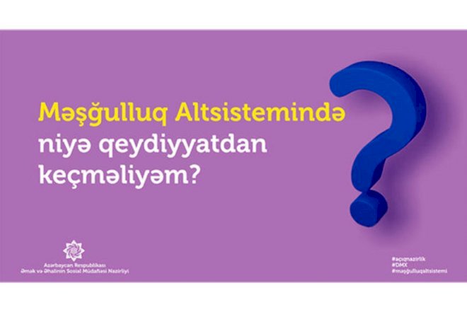    “Məşğulluq” altsistemi fəaliyyətə başlayacaq   
