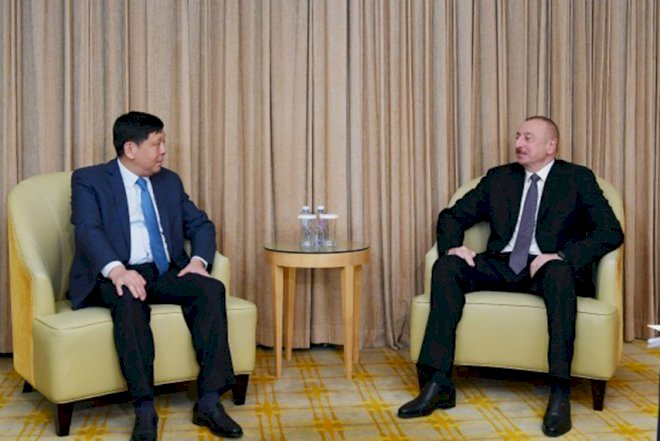    İlham Əliyev baş direktorla görüşdü   
