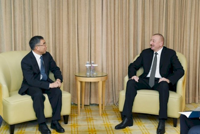   Əliyev “Huawei“ şirkətinin sədri ilə görüşdü   