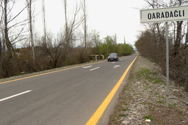    Tərtərdə yeni yol tikildi   