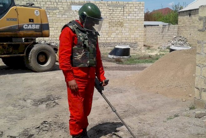    Gəncədə mina tapıldı   