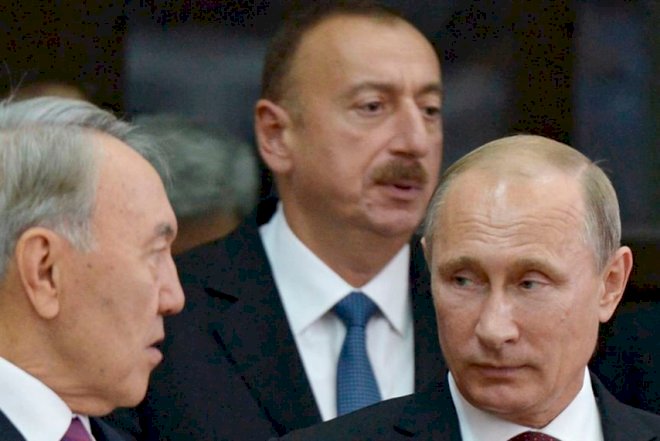    Əliyev, Putin, Nazarbayev bir arada...   