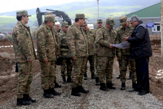    Zakir Həsənov yenidən cəbhə bölgəsində - Foto   