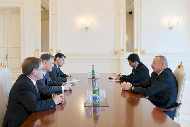    İlham Əliyev ABŞ müşavirini qəbul edib    