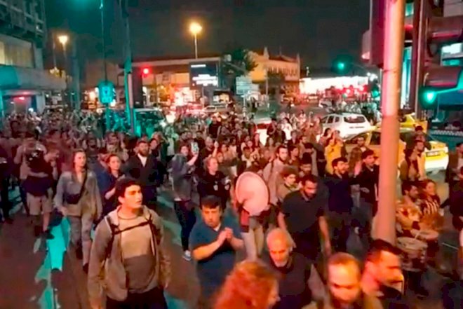    İstanbulda etiraz aksiyası keçirildi - Video   