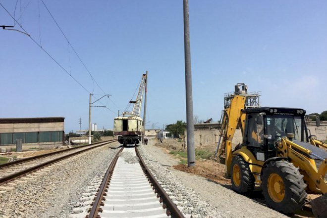   Bakı dairəvi dəmir yolunun elektrik sistemi yenidən qurulur   