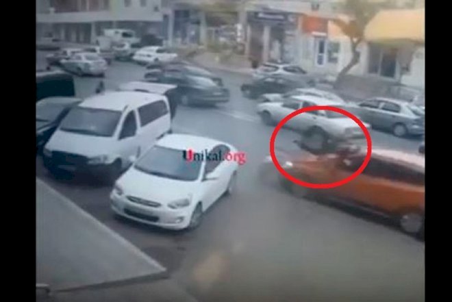    Bakıda qadın sürücünün törətdiyi qəzanın videosu yayıldı   