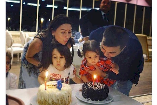    Mərhum nazirin gəlini oğluna ad günü etdi   