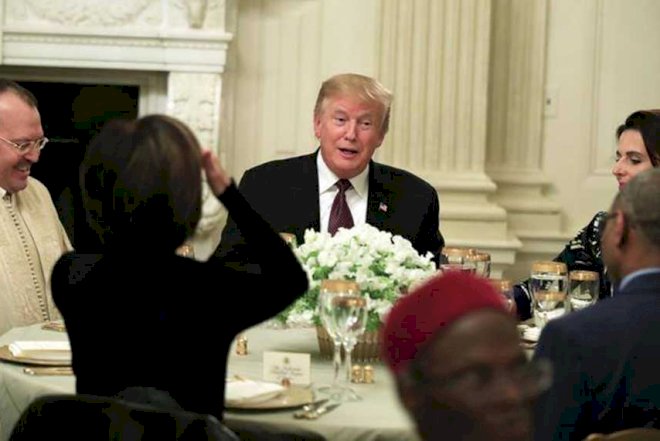    Donald Tramp iftar verdi   