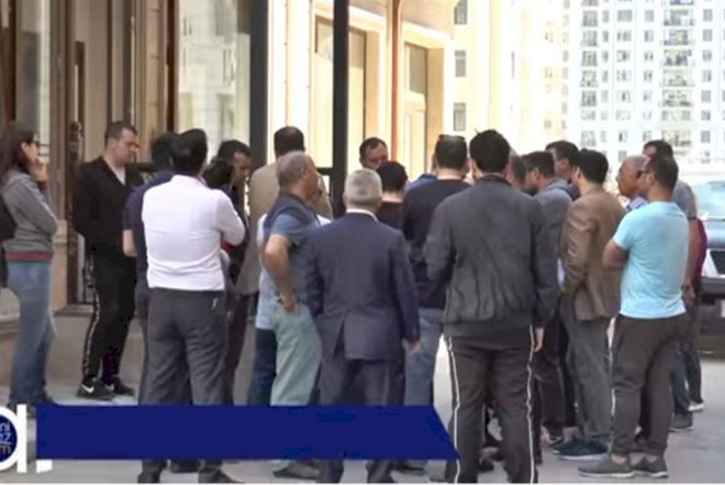    Hacı İbrahim sakinləri etiraza qaldırdı -   Video