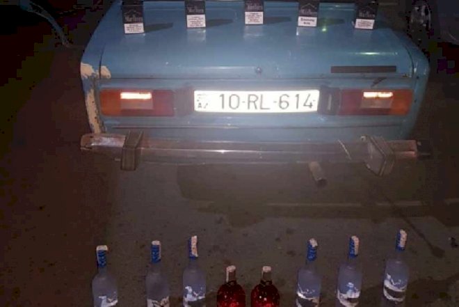    Yanacaq çənindən viski və siqaret çıxdı   