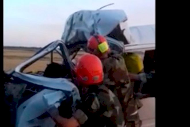    Dörd nəfərin öldüyü qəzanın şok görüntüsü –   Video