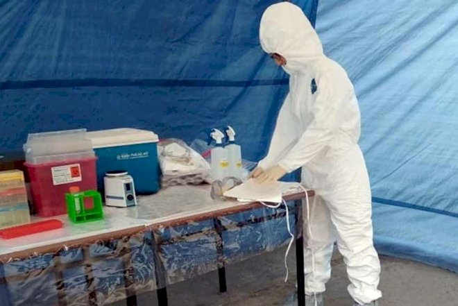    Ordunun səyyar sanitar-epidemioloji dəstəsinin təlimi keçirildi   