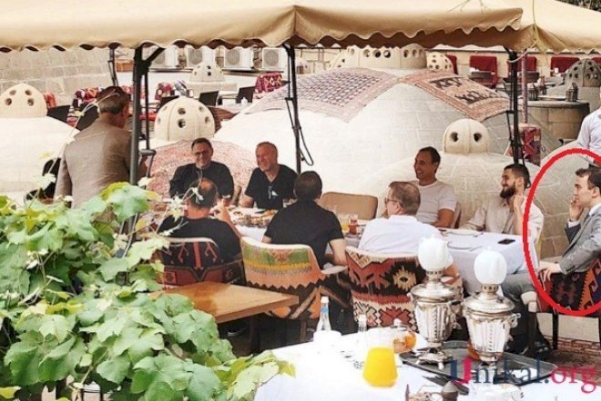    Kəmaləddin Heydərovun oğlu Abramoviçlə çay içdi -   Foto