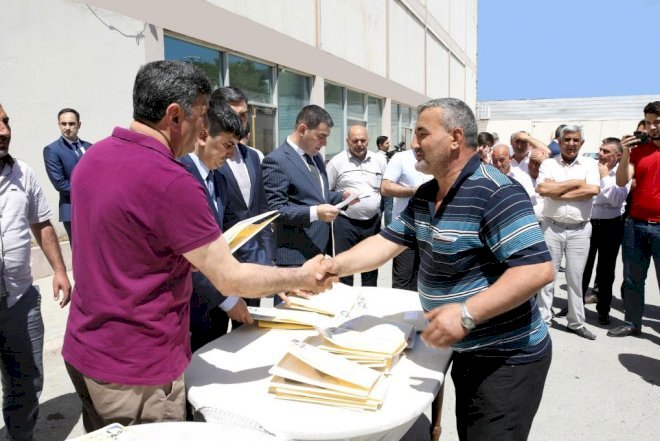    Müharibə əlillərinə 50 avtomobil verildi   