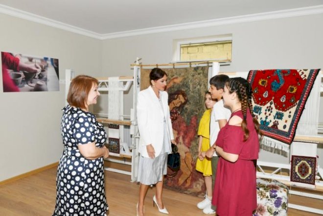    Mehriban Əliyeva açılış etdi   