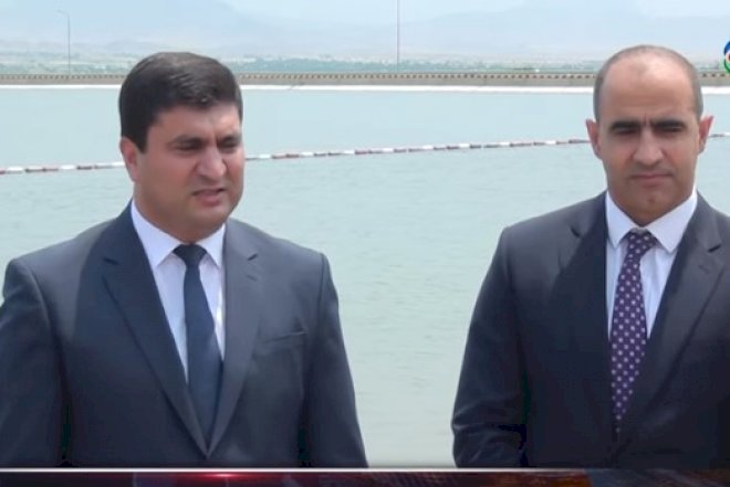    Nazir, icra başçısı çimərlikdə -   Video