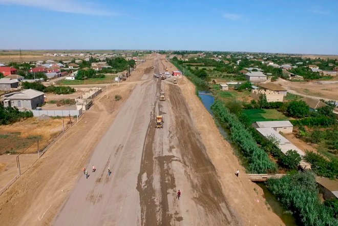    Bəhrəmtəpə-Biləsuvar yolu yenidən qurulur   