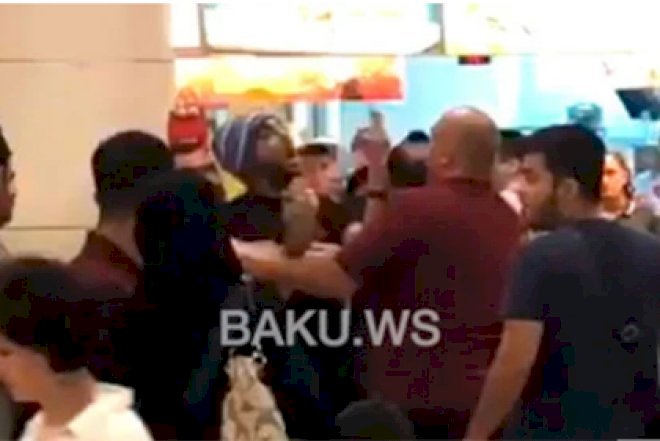   Bakıda ərəblərlə azərbaycanlılar arasında dava –   Video
