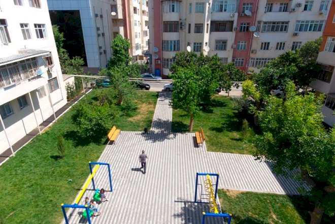    Həyəti abadlaşdırdılar   