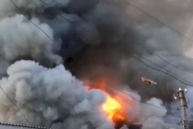    Sabirabadda bazar belə yandı -   Video