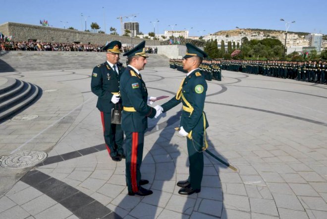    Elçin Quliyev generalın oğluna rütbə verdi   