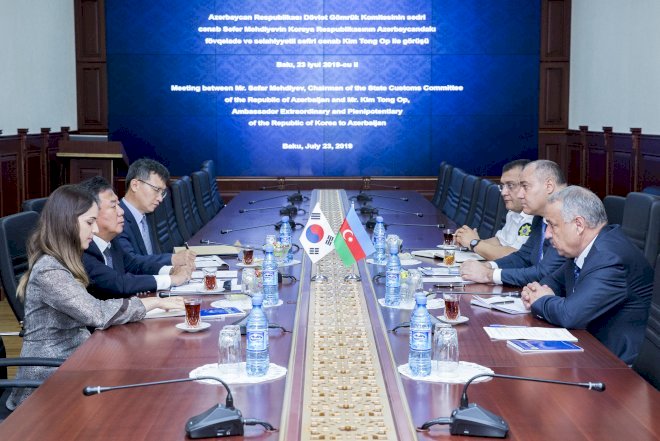    Səfər Mehdiyev Koreya səfiri ilə görüşüb   