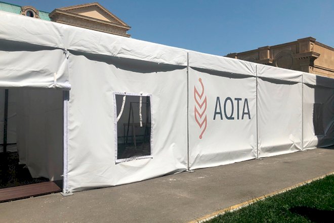    Bu da agentliyin aldığı bir milyonluq çadırlar–   Fotolar