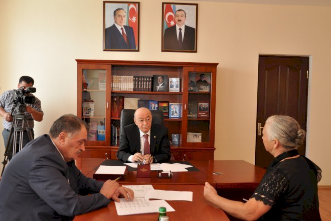    Kəmaləddin Heydərov Quzanlıda –   Foto