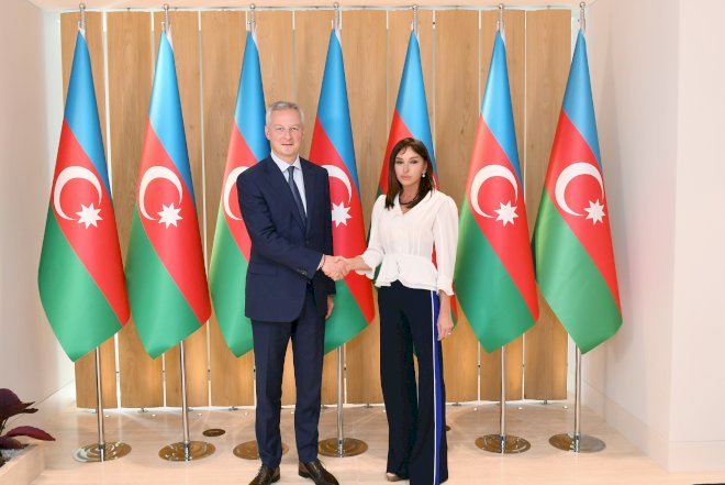    Mehriban Əliyeva fransız nazirlə görüşdü   