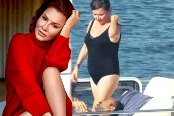    Deniz Seki biznesmen sevgilisi ilə yaxtada - Fotolar   