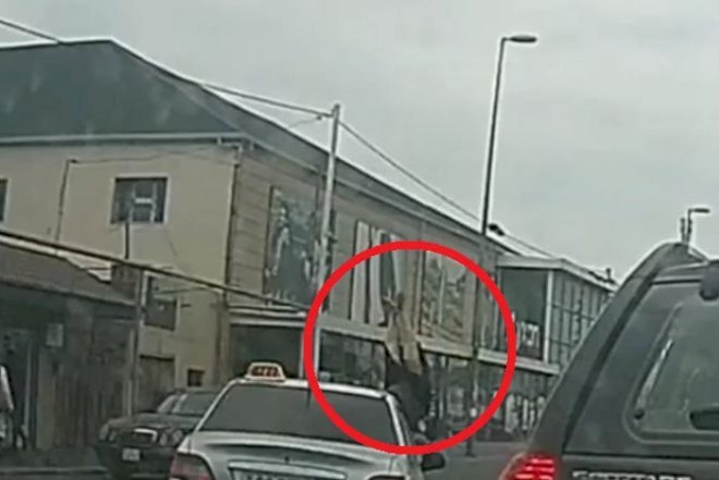    Bakıda insanların gözü önündə dəhşət -   Video