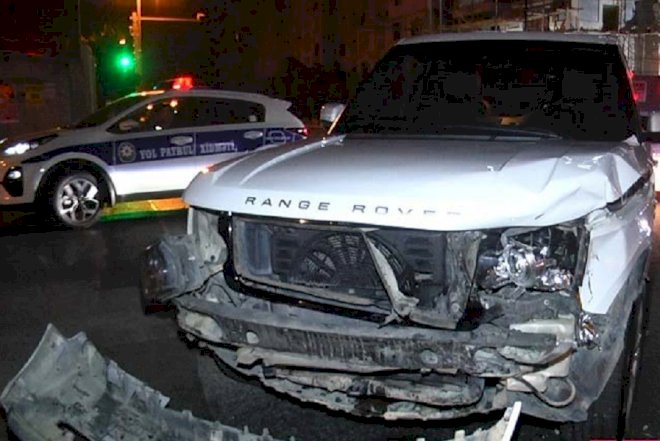    Bakıda “Range Rover” qəzası -   Video 