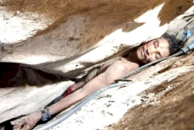   Yarasa nəcisi toplayan 28 yaşlı oğlan qayaların arasında sıxışıb qaldı - Fotolar   