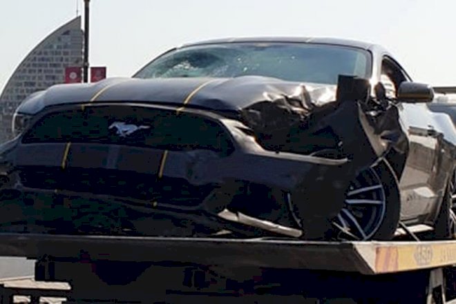    Bakıda “Mustang” qəzası -   Foto