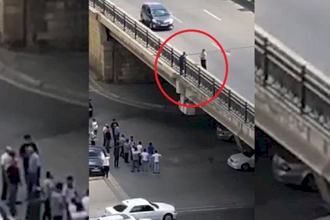    “Papanin körpüsü”ndə intihara cəhd - Video   