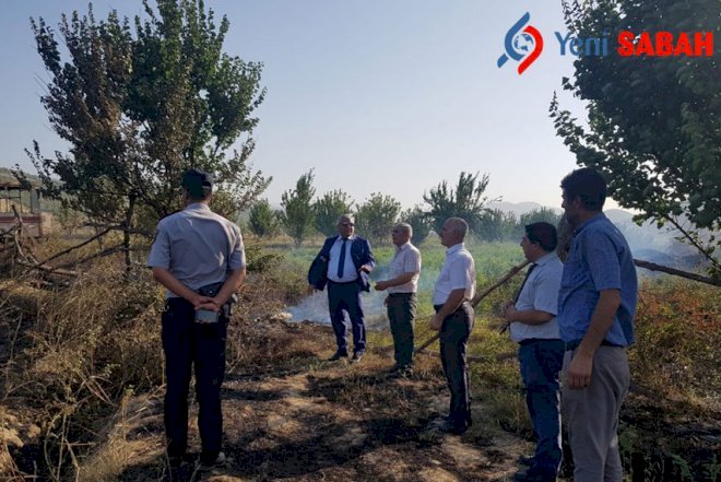    İcra başçısı yanğın baş verən zonada – Fotolar   