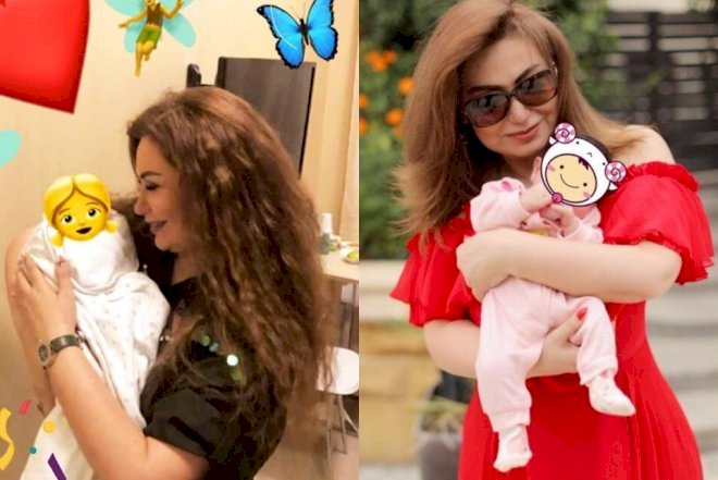    Könül Kərimovanın gizlətdiyi nəvəsinin üzü göründü - Video   