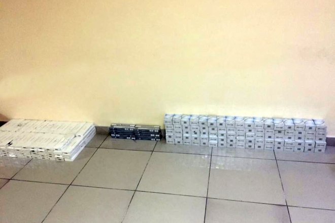    Azərbaycana külli miqdarda siqaret keçirmək istəyən şəxs yaxalandı -   Foto